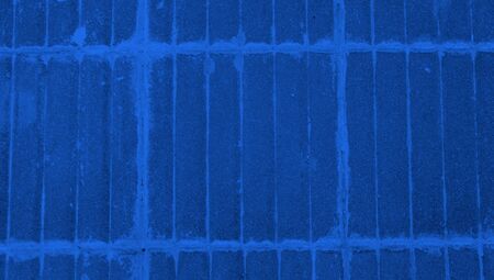 Blue tiles lines color backgroundの写真素材