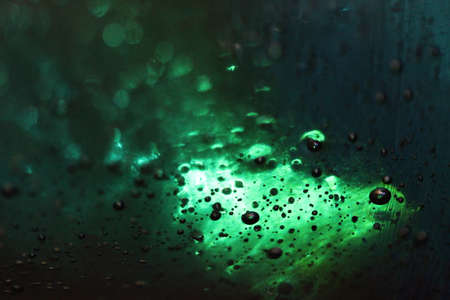 Green small drops abstract background blurs