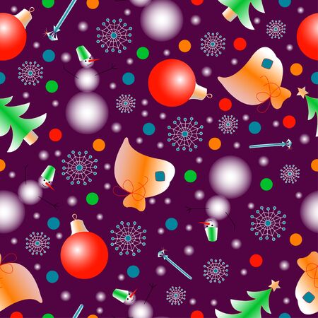 New year pattern seamless-2.のイラスト素材