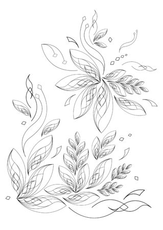 black white-2のイラスト素材
