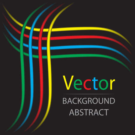 Abstract lines background. Vector illustration for your business presentations.のイラスト素材