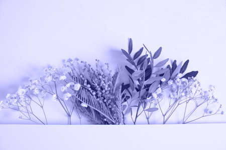 bouquet of flowers, colors of the year very peri color trend 2022