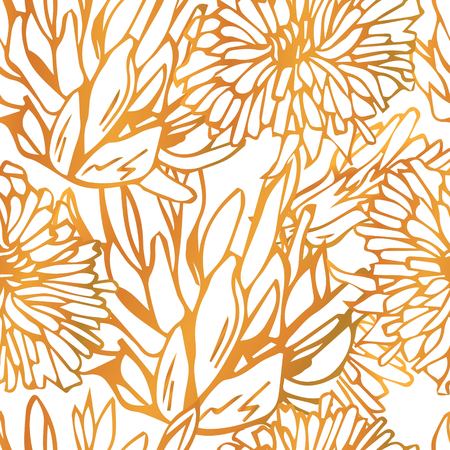 Summer background. Beautiful clover seamless pattern, great design for any purposes. Nature background. For banner, business card, poster or textileのイラスト素材