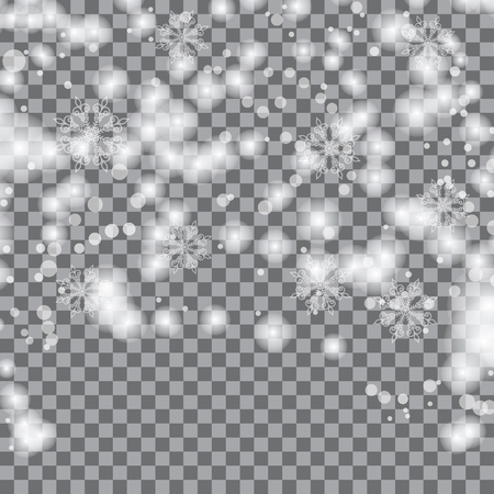 Vector lightning background. Abstract bokeh effect illustration, glowing wallpaper.のイラスト素材