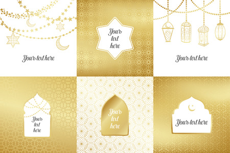 Eid Al Adha Mubarak Greeting Card Banner Poster Logo With