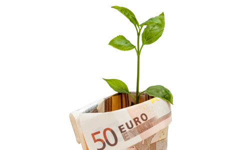 Business growing and saving money conceptの写真素材