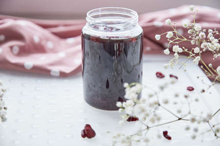 Healthy fermented honey product with cranberry. Easy digestibility. Sustainable, anti-bacterial,...