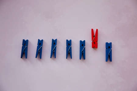 Be different and stay different with stationery clothespins concept. Be original - Stand out from...