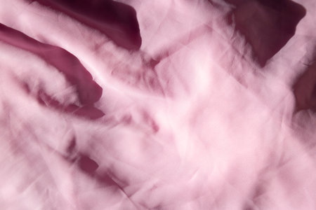 Soft Pink Fabric Elegance for Chic Textile Backgrounds.の写真素材