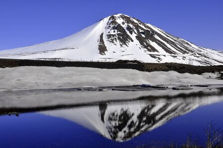 Ski in the north of the Krasnoyarsk regionの写真素材