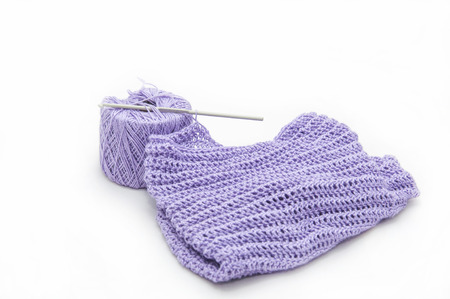 Passion for knitting , crochet linen yarn lilac