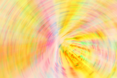 Blurred in a circle stripes with a center shifted against a light backgroundの写真素材