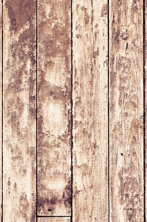 Old wooden fencesold fence planks as backgroundの写真素材