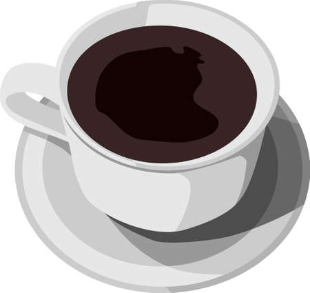 Coffee Vector Illustrationのイラスト素材