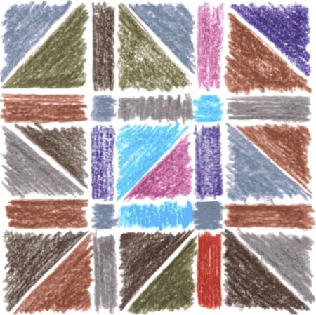 Pencil strokes. Vector pattern.のイラスト素材