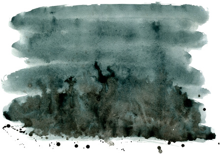 Abstract watercolor brush strokes painted background. Texture paper.の写真素材