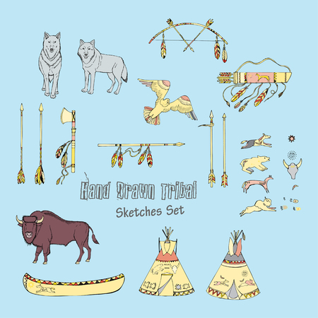 American Indian Backgroundのイラスト素材
