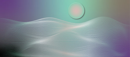 Magical 3d image, figures. Different textures. Blending. Space theme.の写真素材
