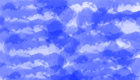 blue cloud background white sharp wallpaperの写真素材
