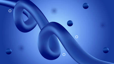 liquid blue ball background wallpaperの写真素材
