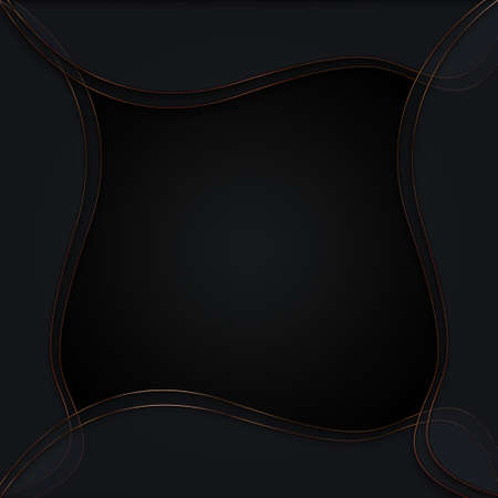 black gold line background wallpaperの写真素材