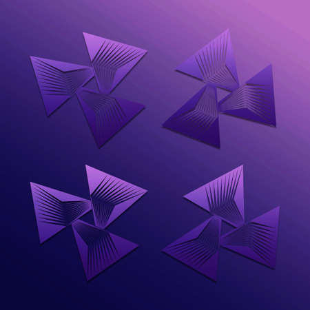 triangle purple violet background wallpaperの写真素材