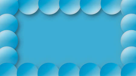 bubble ball blue background gradient wallpaperの写真素材