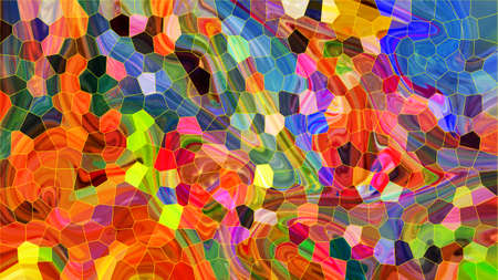 mosaic colorful texture background wallpaperの写真素材