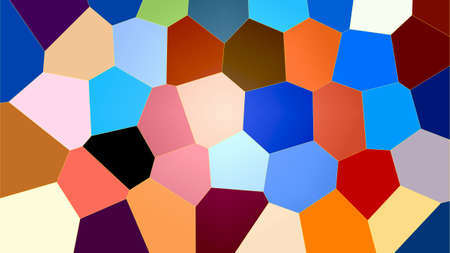 random colorful shape background wallpaperの写真素材