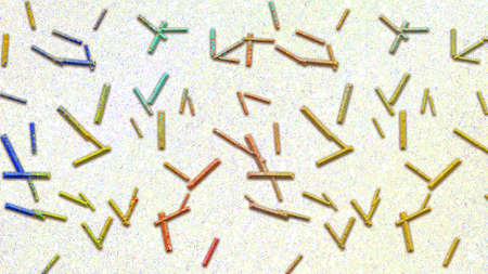 stick shape colorful grain background wallpaperの写真素材