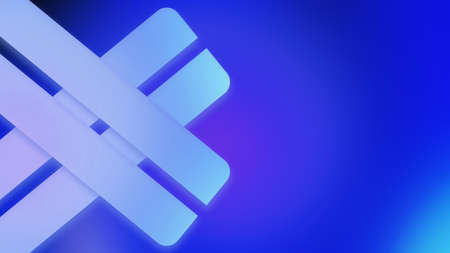 blue shape background wallpaperの写真素材