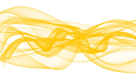 yellow wave smoke flyingの写真素材