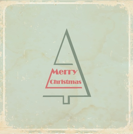  Christmas card, vintage styleの写真素材