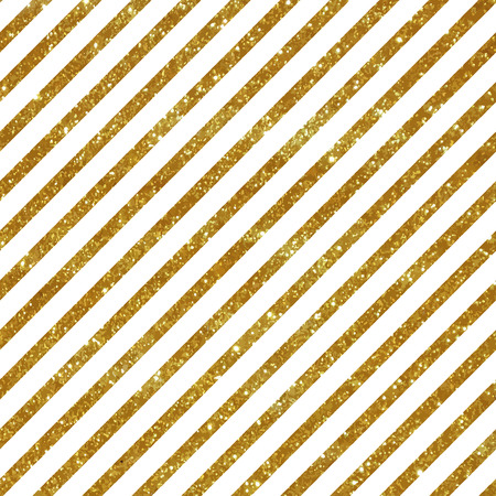 Seamless pattern with diagonal golden stripes. Glitter texture.のイラスト素材