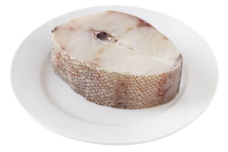 fish on the plateの写真素材