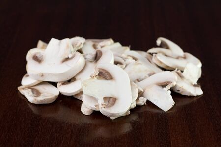 cut champignonsの写真素材