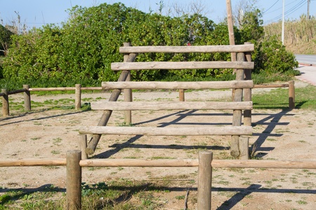 sport equipment in the park
