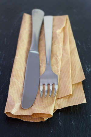 fork with knifeの写真素材