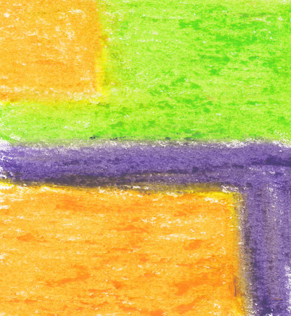 abstract colorful drawing blur oil pastelの写真素材