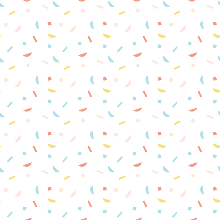 Seamless multi-colored abstract design for the background of confettiのイラスト素材