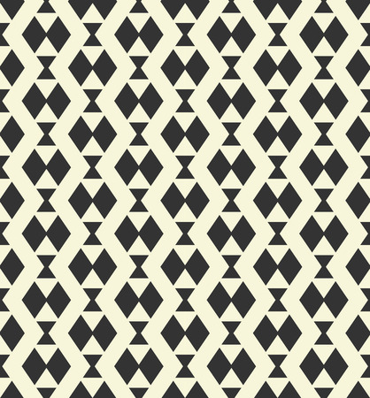 Seamless geometric black and white pattern of triangular shapesのイラスト素材