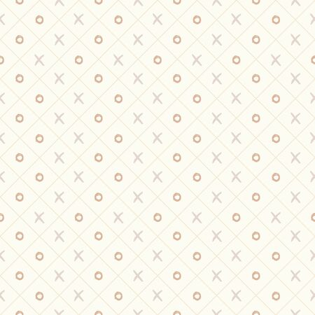 Pattern TIC TAC toe simpleのイラスト素材