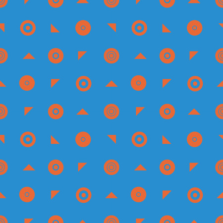 Blue geometric pattern.のイラスト素材