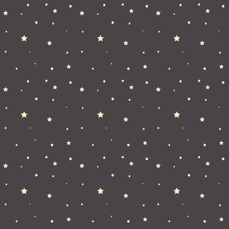 Space stars patternのイラスト素材