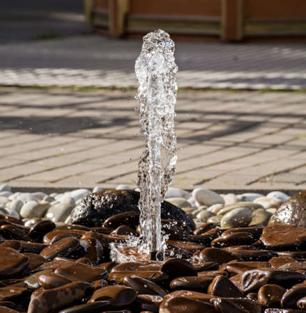 Fountain with clean drinking water.の写真素材