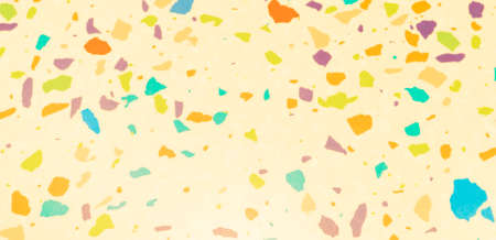 Abstract multicolored saturated bright art background in the form of a mosaic with multicolored stones interspersedの写真素材