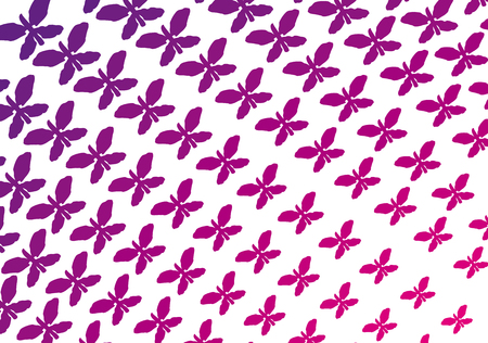 background color flying butterfliesのイラスト素材