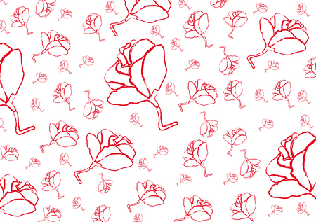 Background rose designのイラスト素材