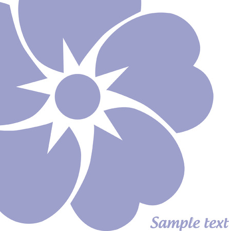 Lilac flower background cardのイラスト素材