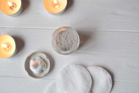 Rest in the spa. Beauty care. Relaxation time for youself. Aromatherapy.の写真素材